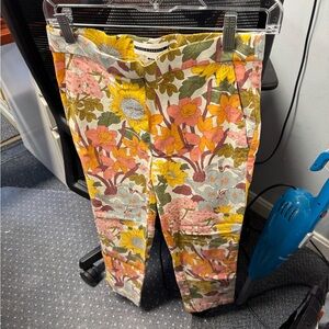 Jules & leopold floral pants M // 100222